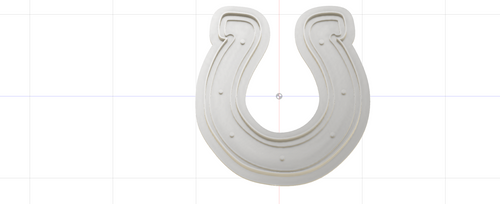 3D Model to Print Your Own Indianapolis Colts Cookie Cutter DIGITAL FILE ONLY