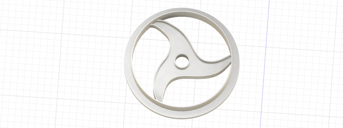 3D Printed Naruto Itachi Sharingan Eye Cookie Cutter