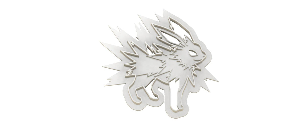 3D Printed Pokemon Jolteon Cookie Cutter