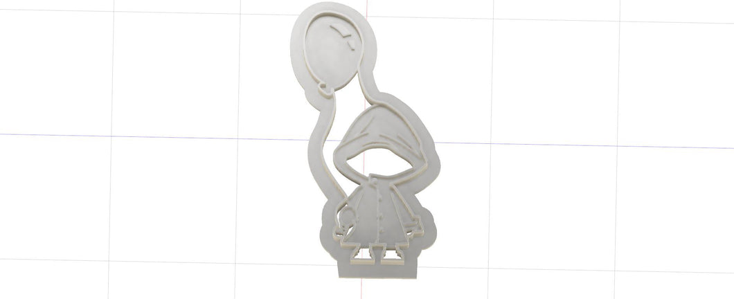 3D Printed Georgie the Kid From IT Cookie Cutter