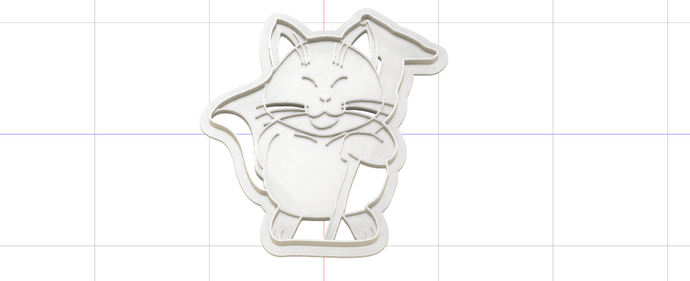 3D Model to Print Your Own Dragon Ball Korin Cookie Cutter DIGITAL FILE ONLY