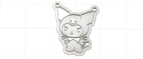 3D Model to Print Your Own Sanrio Kuromi Cookie Cutter DIGITAL FILE ONLY