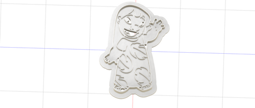3D Model to Print Your Own Disney Lilo Cookie Cutter DIGITAL FILE ONLY