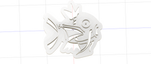 Load image into Gallery viewer, 3D Model to Print Your Own Cookie Cutter Inspired by Pokemon Magikarp DIGITAL FILE
