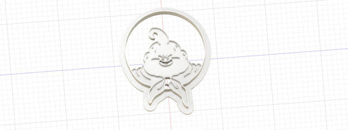 3D Model to Print Your Own DBZ Majin Boo Cookie Cutter DIGITAL FILE ONLY