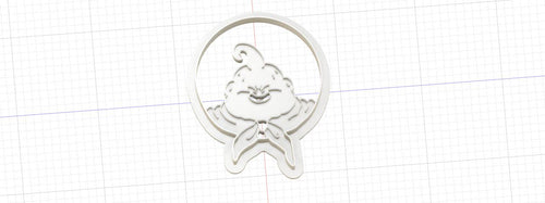 3D Printed DBZ Majin Boo Cookie Cutter DIGITAL FILE ONLY