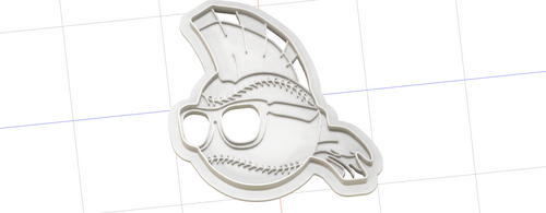 3D Model to Print Your Own Cookie Cutter Inspired by Major League Logo DIGITAL FILE ONLY