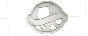 3D Model to Print Your Own Super Mario Bros Turtle Shell Cookie Cutter