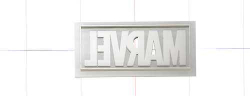 3D Model to Print Your Own Marvel Comics Logo Cookie Cutter DIGITAL FILE ONLY
