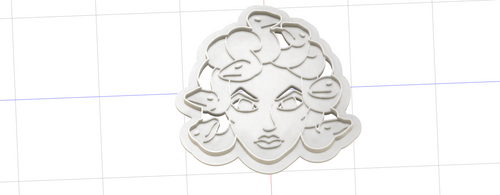 3D Model to Print Your Own Medusa Cookie Cutter DIGITAL FILE ONLY