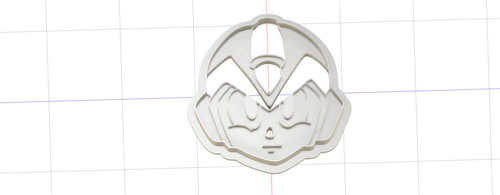 3D Model to Print Your Own Megaman Head Cookie Cutter DIGITAL FILE ONLY