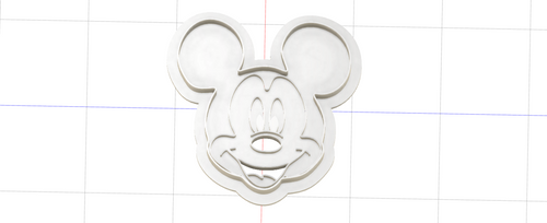 3D Model to Print Your Own Mickey Mouse Cookie Cutter DIGITAL FILE ONLY