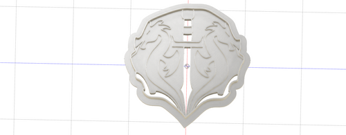 3D Model to Print Your Own MK Black Dragons Symbol Cookie Cutter DIGITAL FILE ONLY
