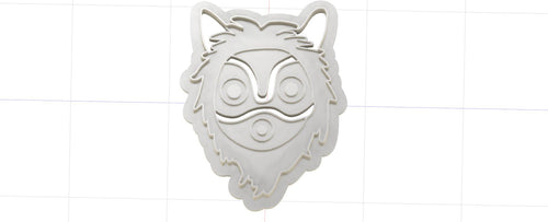 3D Model to Print Your Own Studio Ghibli Princess Mononoke Cutter DIGITAL FILE ONLY