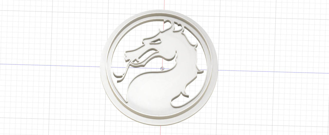 3D Printed Mortal Kombat Cookie Cutter