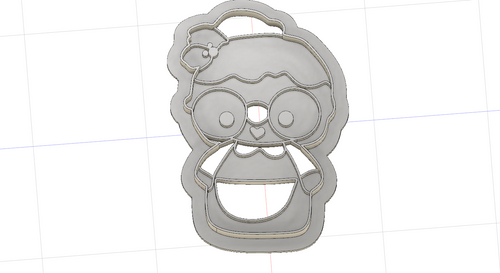 3D Model to Print Your Own Christmas Mrs. Clause Cookie Cutter DIGITAL FILE ONLY