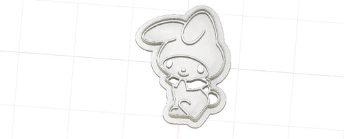 3D Model to Print Your Own Sanrio My Melody Cookie Cutter DIGITAL FILE ONLY