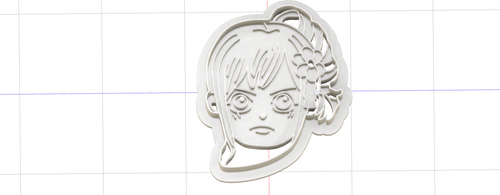 3D Model to Print Your Own One Piece Nami  Cookie Cutter DIGITAL FILE ONLY