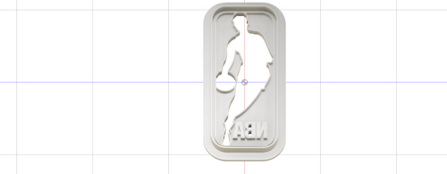 3D Printed Cookie Cutter Inspired by NBA Logo