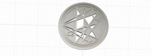 3D Model to Print Your Own Lovcraft Necronomicon Symbol Cookie Cutter DIGITAL FILE ONLY