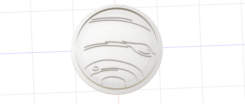 3D Model to Print Your Own Planet Neptune Cookie Cutter DIGITAL FILE ONLY