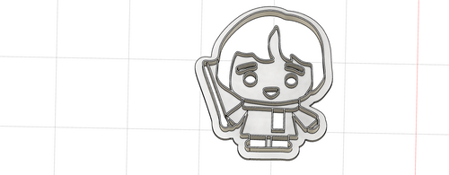 3D Model to Print Your Own Neville Longbottom Cookie Cutter DIGITAL FILE ONLY