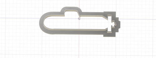 3D Model to Print Your Own US Navy Nuclear Submarine Cookie Cutter DIGITAL FILE ONLY