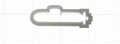 3D Printed US Navy Nuclear Submarine Cookie Cutter