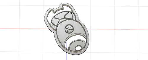 3D Model to Print Your Own Cookie Cutter Inspired by Fall Out Nuke DIGITAL FILE ONLY