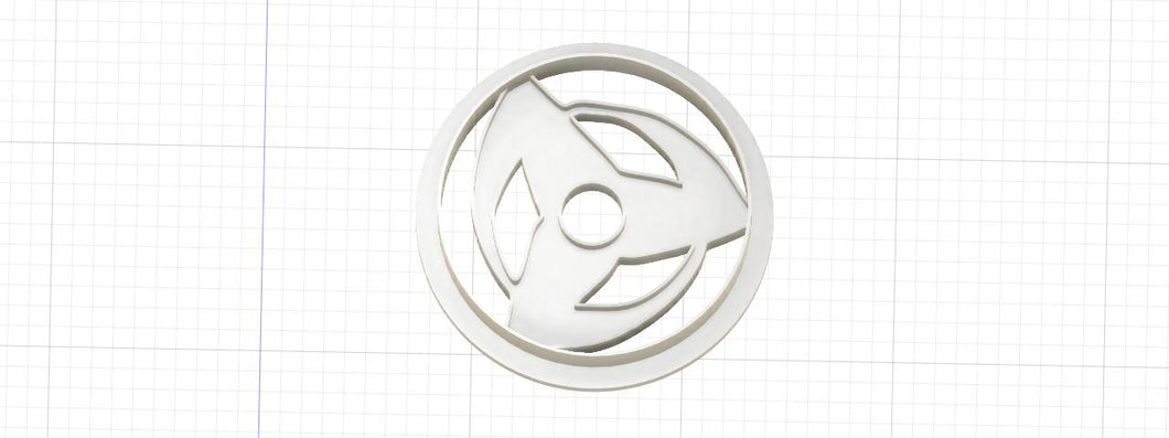 3D Printed Naruto Obito Sharingan Cookie Cutter