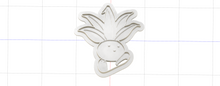 Load image into Gallery viewer, 3D Model to Print Your Own Cookie Cutter Inspired by Pokemon Oddish DIGITAL FILE