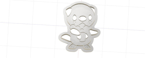 3D Printed Pokemon Oshawott Cookie Cutter