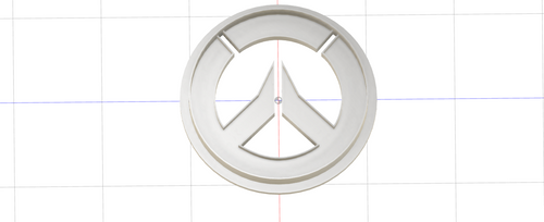 3D Model to Print Your Own Cookie Cutter Inspired by Overwatch Logo  DIGITAL FILE ONLY