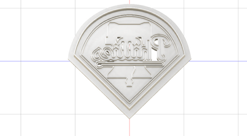 3D Model to Print Your Own Philadelphia Phillies Logo DIGITAL FILE ONLY