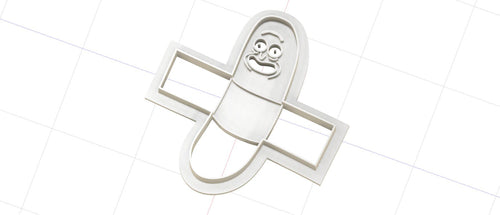 3D Printed Pickle Rick Sanchez Cookie Cutter