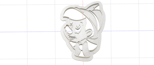 3D Model to Print Your Own Disney Pinocchio Cookie Cutter DIGITAL FILE ONLY
