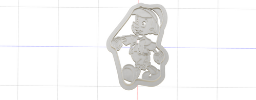 3D Model to Print Your Own Disney Pinocchio Full Body Cookie Cutter DIGITAL FILE ONLY