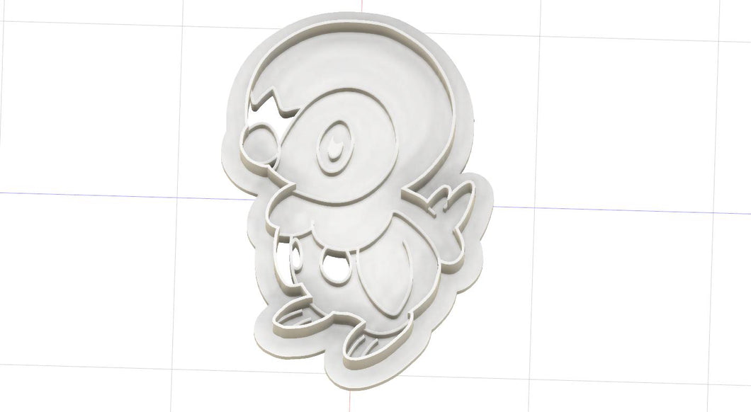3D Printed Pokemon Piplup Cookie Cutter