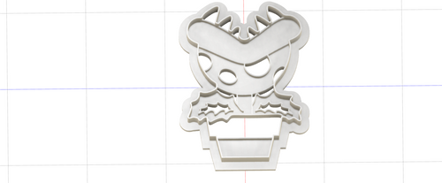 3D Printed Super Mario Piranha Plant Cookie Cutter