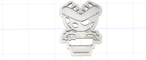 3D Printed Super Mario Piranha Plant Cookie Cutter