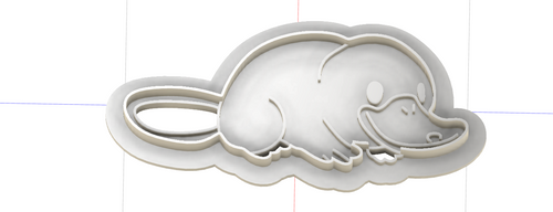 3D Model to Print Your Own Duck Billed Platypus Cookie Cutter DIGITAL FILE ONLY