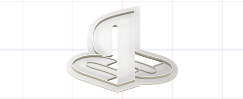3D Model to Print Your Own Cookie Cutter Inspired by Playstation Logo DIGITAL FILE ONLY
