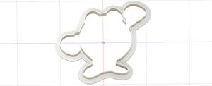 3D Model to Print Your Own Cookie Cutter Inspired by Pokemon Polywhirl DIGITAL FILE