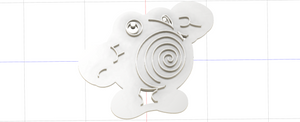 3D Model to Print Your Own Cookie Cutter Inspired by Pokemon Polywhirl DIGITAL FILE