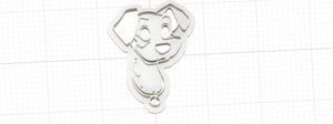 3D Printed Disney 101 Dalmatians Pongo Cookie Cutter