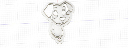 3D Model to Print Your Own Disney 101 Dalmatians Pongo Cookie Cutter DIGITAL FILE ONLY