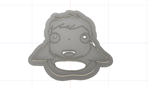 3D Model to Print Your Own Ponyo Cookie Cutter DIGITAL FILE ONLY