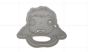 3D Printed Cookie Cutter Inspired by Studio Ghibli Ponyo