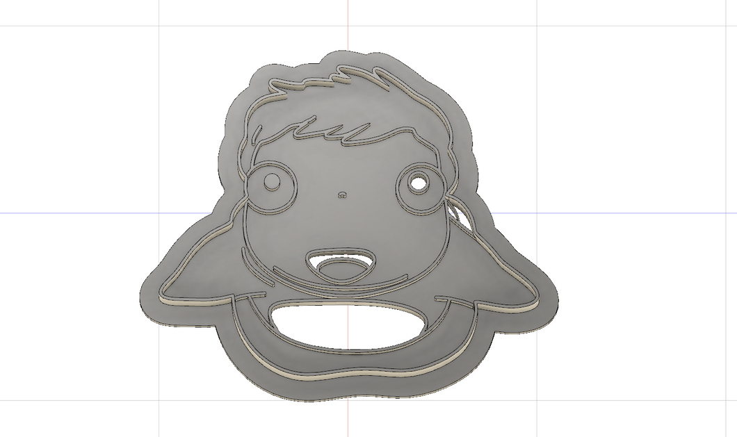 3D Printed Cookie Cutter Inspired by Studio Ghibli Ponyo