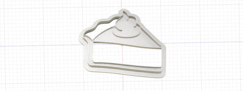 3D Model to Print Your Own Pumpkin Pie Slice Cookie Cutter DIGITAL FILE ONLY